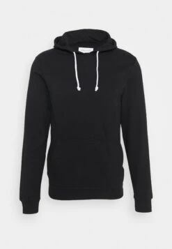 Pier One 2 PACK - Bluza Z Kapturem - Black/white