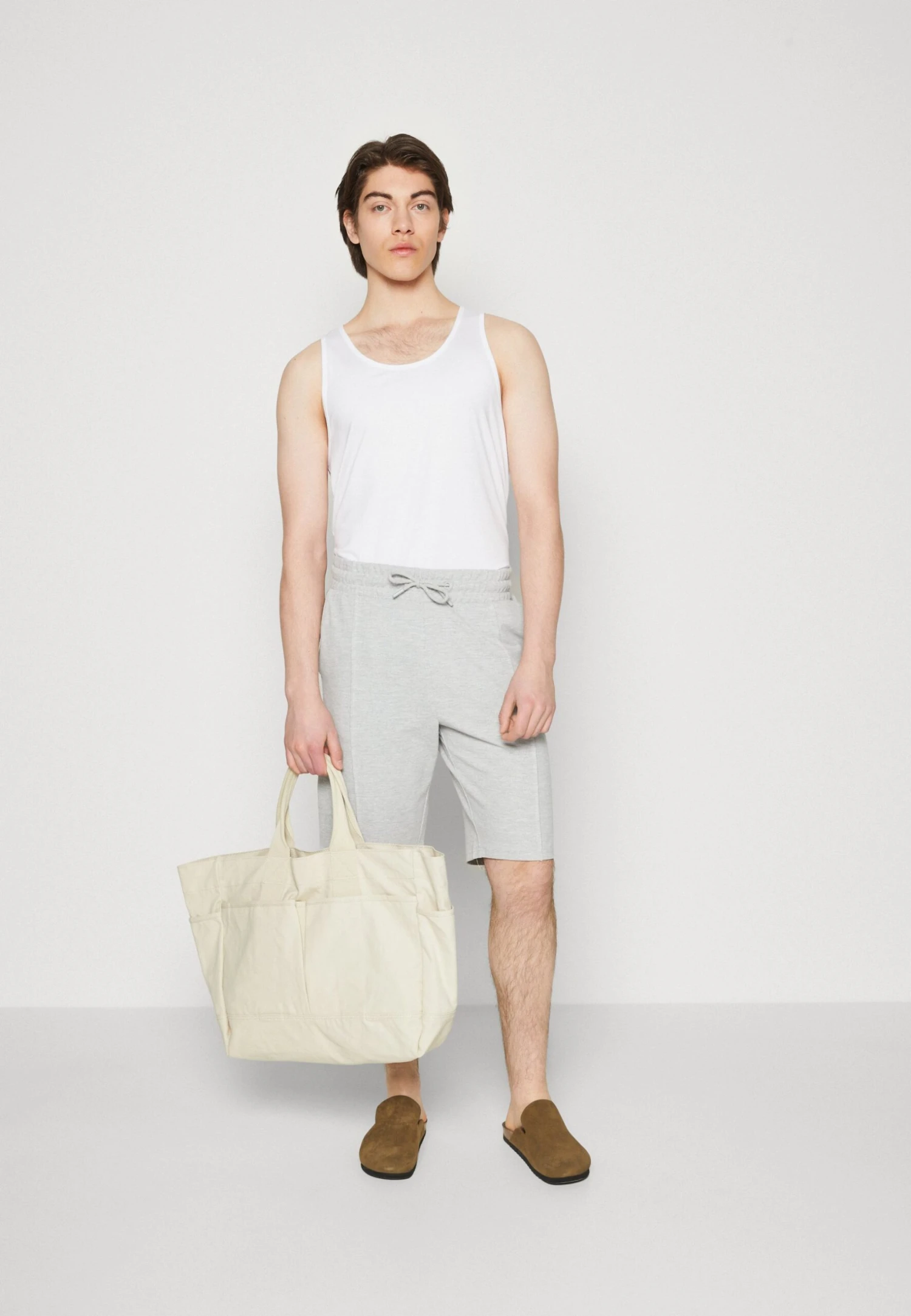 Pier One Szorty - Mottled Light Grey 4 Pier One Szorty - Mottled Light Grey - obrazek 2