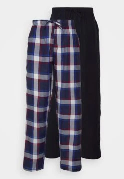 Pier One 2 PACK - Spodnie Od Piżamy - 503 - Dark Blue_302 - Red -Sklep Z Odzieżą Męską 063b88d7f4b14317a1b84bef67ff886c