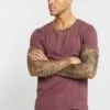 Pier One T-shirt Basic - Mottled Bordeaux 1 Pier One T-shirt Basic - Mottled Bordeaux -Sklep Z Odzieżą Męską 090180dc2ef2487884ad038b7f7a7d3d