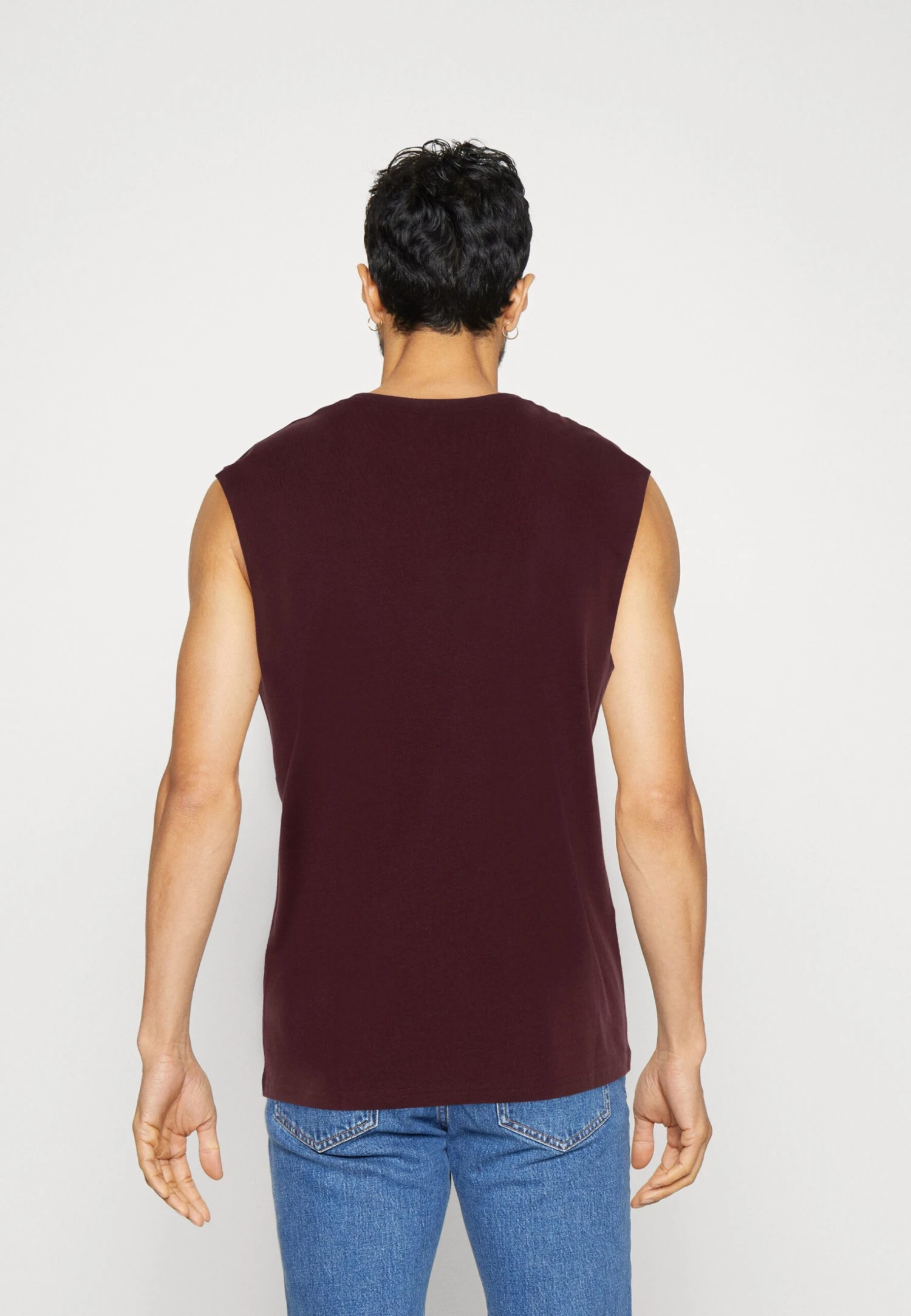 Pier One 2 PACK - Top - Bordeaux/black 5 Pier One 2 PACK - Top - Bordeaux/black - obrazek 3