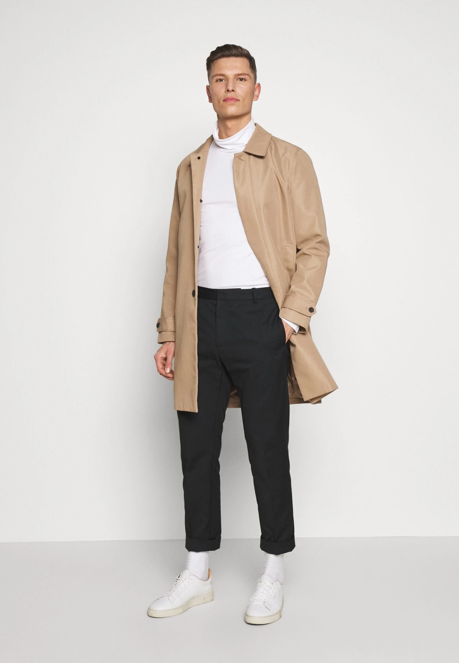 Pier One 2 PACK - Bluzka Z Długim Rękawem - White/black 4 Pier One 2 PACK - Bluzka Z Długim Rękawem - White/black - obrazek 2