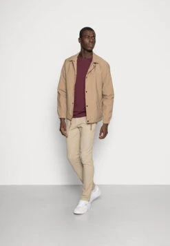 Pier One 2 PACK - T-shirt Basic - Bordeaux