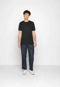 Pier One 5 PACK - T-shirt Basic - White/off-white/light Grey/beige/black