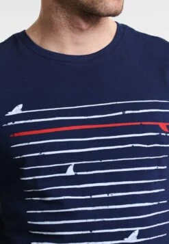 Pier One T-shirt Z Nadrukiem - Navy -Sklep Z Odzieżą Męską 0cea6bd566f5403d903b0eb664a55dc2