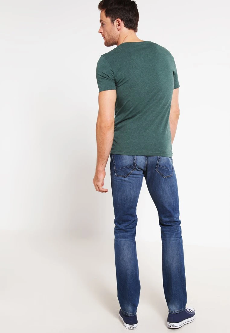 Pier One T-shirt Basic - Green Melange 5 Pier One T-shirt Basic - Green Melange - obrazek 3