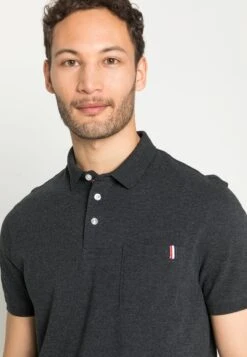 Pier One TRICOLORE TRIM POLO - Koszulka Polo - Dark Grey -Sklep Z Odzieżą Męską 0dfeee19037545a69c6630d8c2f8d99a