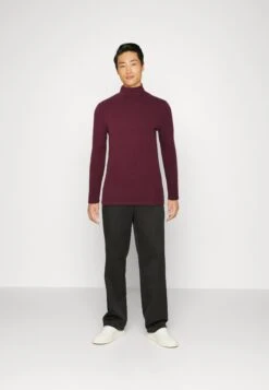 Pier One 2 PACK - Bluzka Z Długim Rękawem - Beige/bordeaux