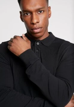 Pier One 2 PACK - Koszulka Polo - Mottled Grey/black -Sklep Z Odzieżą Męską 1180da984bd447fb92164ab274ea1cfb