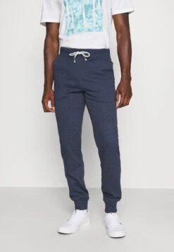 Pier One 3 PACK - Spodnie Treningowe - Mottled Light Grey/mottled Dark Blue/black -Sklep Z Odzieżą Męską 1380a3a400c6490591883e6680691e6c
