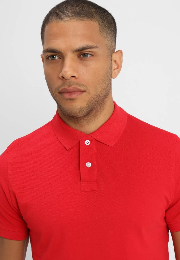 Pier One BASIC - Koszulka Polo - Red 7 Pier One BASIC - Koszulka Polo - Red - obrazek 5
