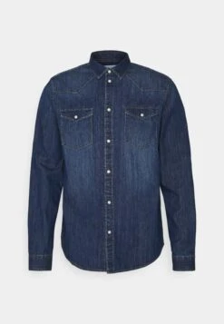 Pier One DENIM - Koszula - Blue Denim