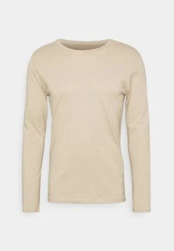 Pier One 2 PACK - Bluzka Z Długim Rękawem - Beige/black
