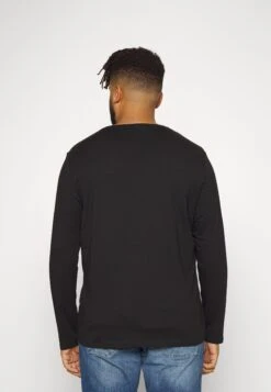 Pier One 2 PACK - Bluzka Z Długim Rękawem - Blue/black -Sklep Z Odzieżą Męską 15f224365c3d4ba896a36732a14e5141