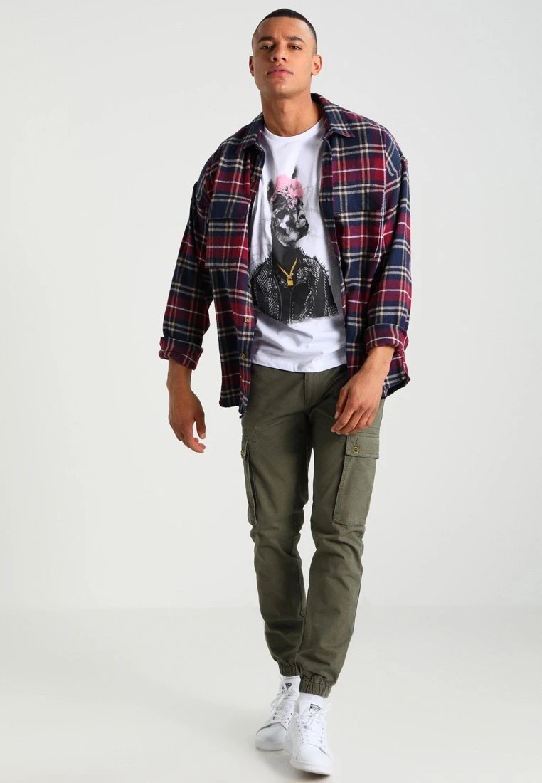 Pier One Bojówki - Olive 4 Pier One Bojówki - Olive - obrazek 2