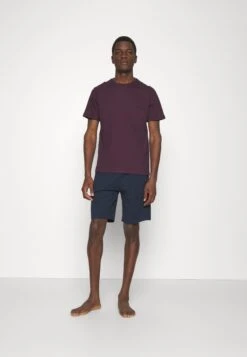 Pier One Piżama - Dark Blue/bordeaux