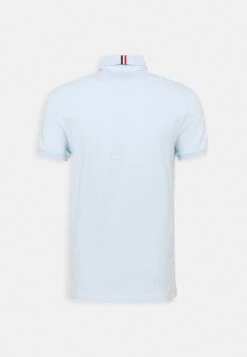 Pier One TRICOLORE TRIM POLO - Koszulka Polo - Light Blue -Sklep Z Odzieżą Męską 1dc004a297014d7593fc874fb5f9bd66