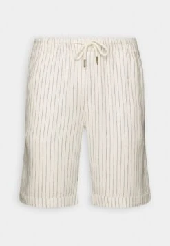 Pier One LINEN BLEND DRAWCORD SHORTS - Szorty - Off-white