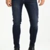 Pier One Jeansy Skinny Fit - Dark Blue Denim