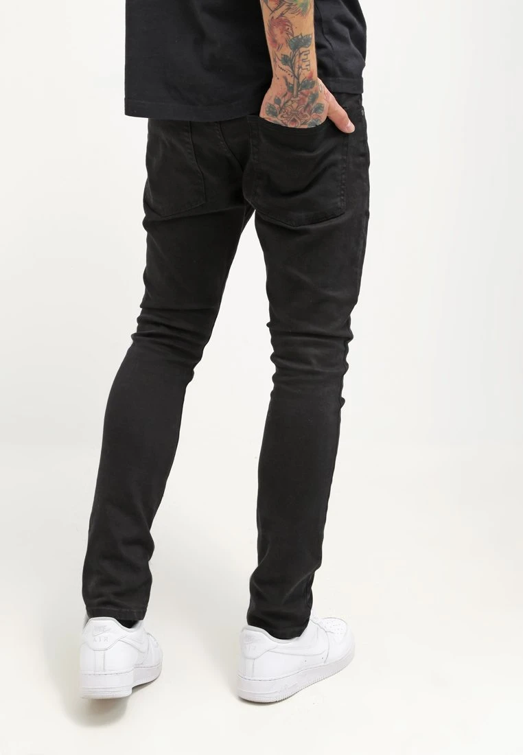 Pier One Jeansy Slim Fit - Black Denim 5 Pier One Jeansy Slim Fit - Black Denim - obrazek 3