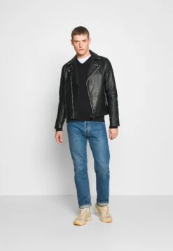 Pier One 2PACK - Sweter - Black/bordeaux