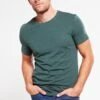 Pier One T-shirt Basic - Green Melange -Sklep Z Odzieżą Męską 26f95ed5f94241fc8ae072ac784e0f51