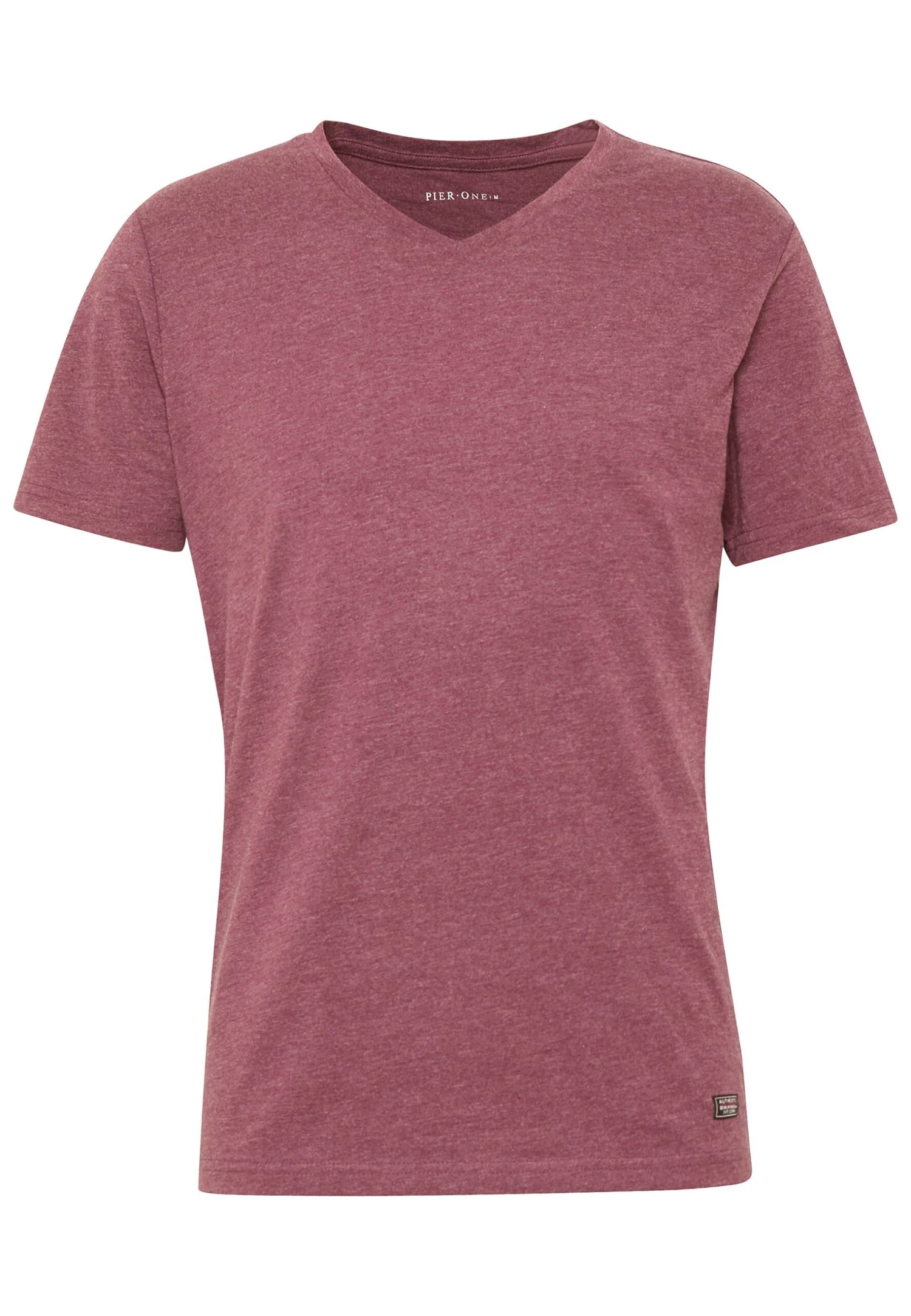 Pier One T-shirt Basic - Mottled Bordeaux 7 Pier One T-shirt Basic - Mottled Bordeaux - obrazek 5