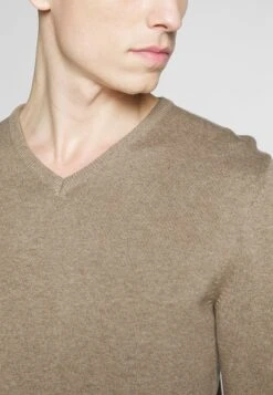 Pier One Sweter - Mottled Beige -Sklep Z Odzieżą Męską 2c19a01ca9434245b2aa0d5a63a52085