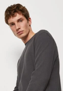 Pier One Bluzka Z Długim Rękawem - Dark Grey -Sklep Z Odzieżą Męską 2ded30aa315740cc918c54c2f8b5f47d