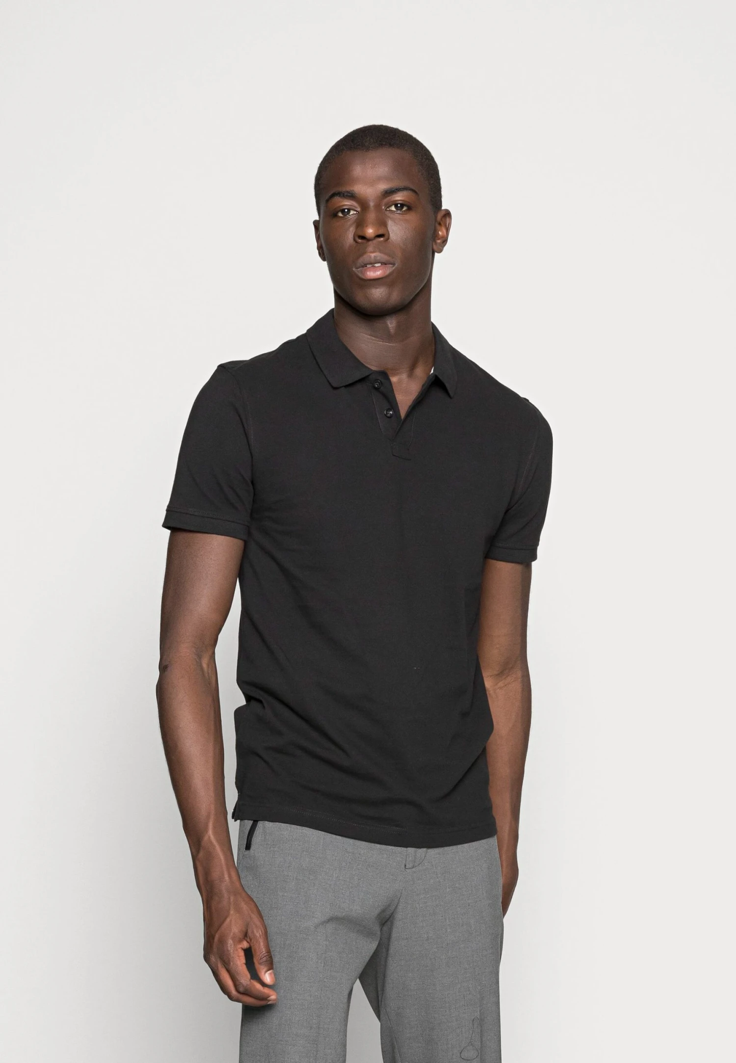 Pier One 2 PACK - Koszulka Polo - Petrol/black 6 Pier One 2 PACK - Koszulka Polo - Petrol/black - obrazek 4