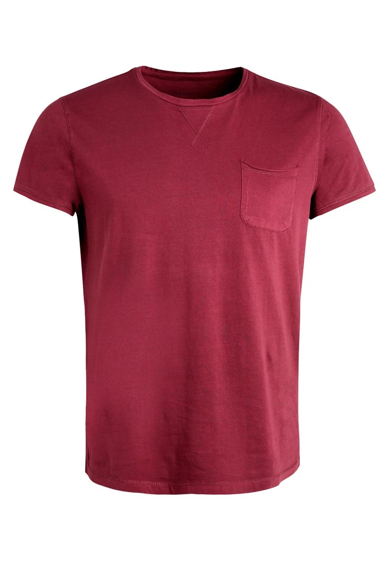 Pier One GARMENT TEE - T-shirt Basic - Bordeaux 7 Pier One GARMENT TEE - T-shirt Basic - Bordeaux - obrazek 5