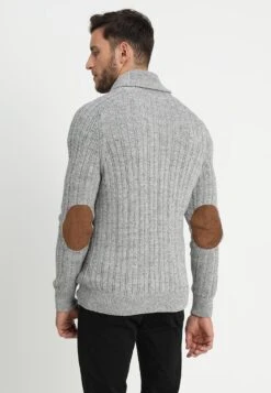 Pier One Kardigan - Mottled Dark Grey -Sklep Z Odzieżą Męską 3374bc5b15c34532a3a61fa1517a3ccc