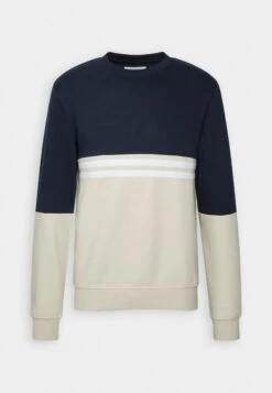 Pier One Bluza - Blue/grey -Sklep Z Odzieżą Męską 37e4f32d6171485bb40fb23550127988