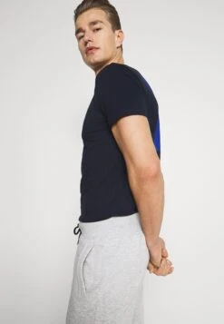 Pier One 2 PACK - Szorty - Mottled Light Grey/dark Blue -Sklep Z Odzieżą Męską 380539021590444ba0d9f275a672b5df