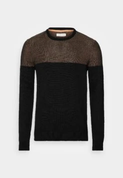 Pier One Sweter - Black/brown