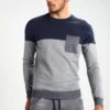 Pier One Sweter - Mottled Grey/dark Blue -Sklep Z Odzieżą Męską 3da442a9b31b43f281d171ccf148ea3d