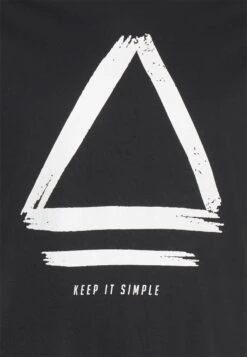 Pier One PLUS SIZE - T-shirt Z Nadrukiem - Black -Sklep Z Odzieżą Męską 410e854505a249bc8f5a70770594e5e7