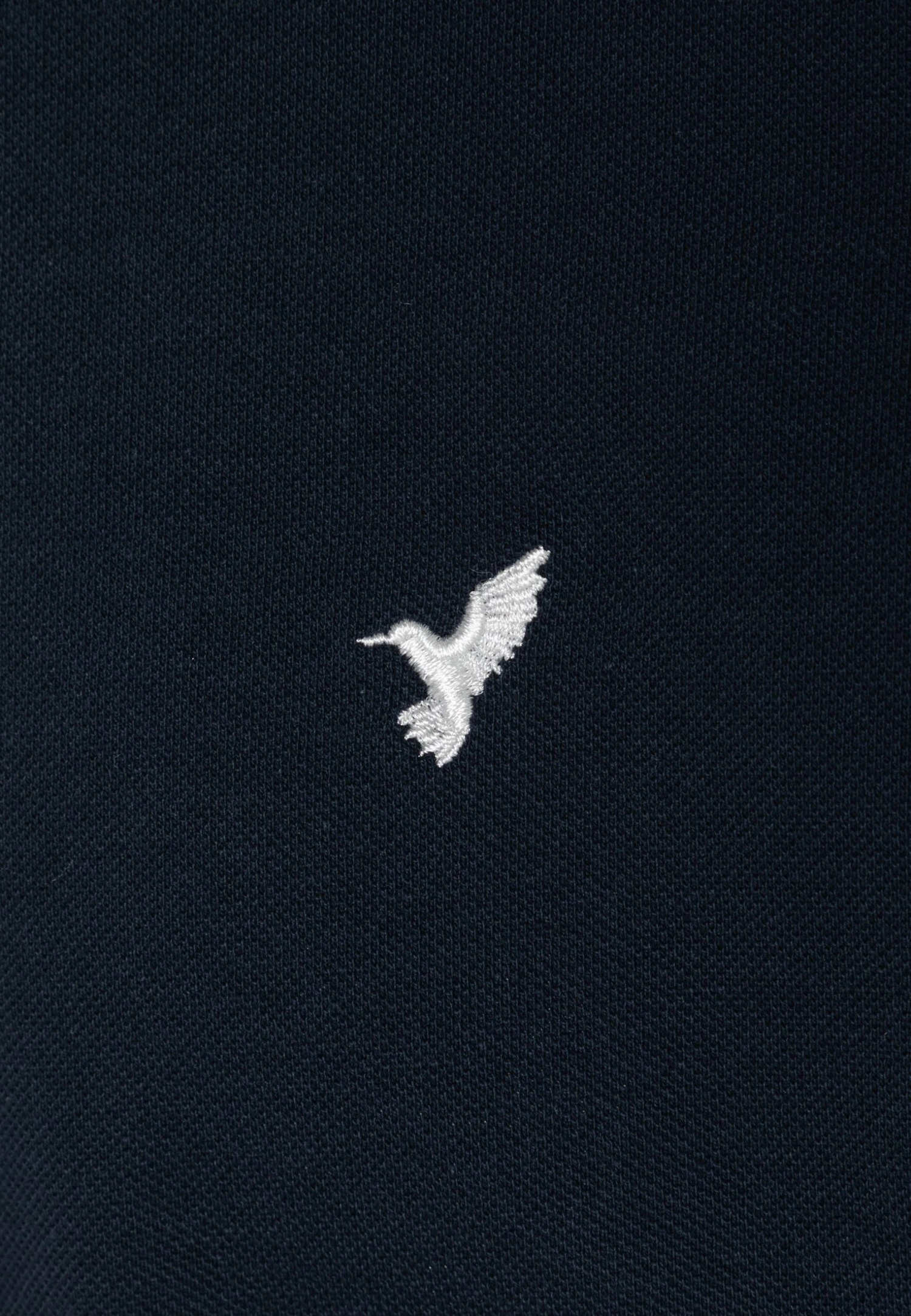 Pier One PIQUE EMBRO DETAIL - T-shirt Basic - Dark Blue 5 Pier One PIQUE EMBRO DETAIL - T-shirt Basic - Dark Blue - obrazek 3