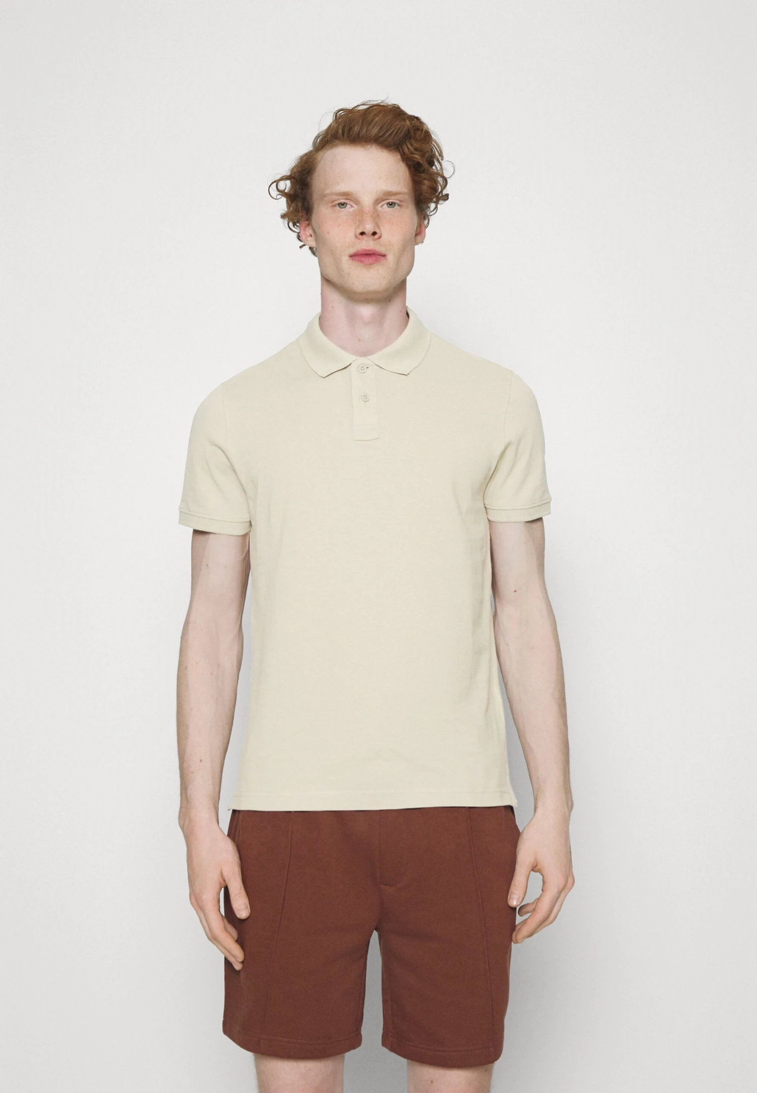 Pier One 3 PACK - Koszulka Polo - Dark Blue/brown/beige 5 Pier One 3 PACK - Koszulka Polo - Dark Blue/brown/beige - obrazek 3