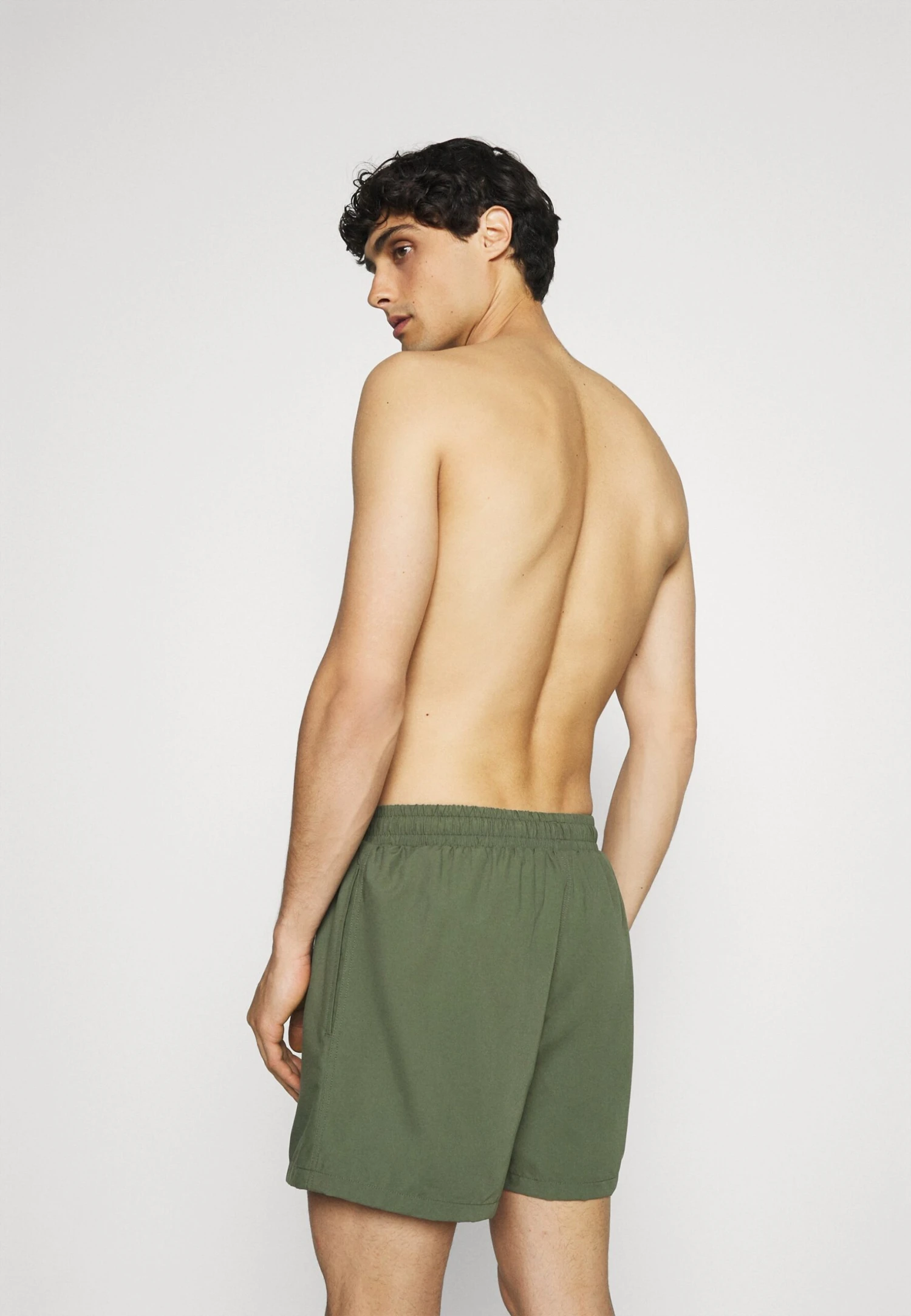 Pier One PEACHY SOFT BEACH SHORTS - Szorty Kąpielowe - Khaki 4 Pier One PEACHY SOFT BEACH SHORTS - Szorty Kąpielowe - Khaki - obrazek 2