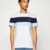 Pier One T-shirt Z Nadrukiem - White/blue -Sklep Z Odzieżą Męską 484abe9431ad4c0e92b2527a9aa01da4