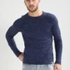 Pier One Sweter - Mottled Blue -Sklep Z Odzieżą Męską 494b8ce6c780444094639b558fcbc744