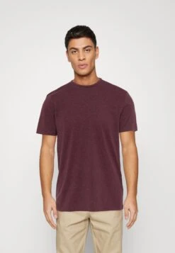 Pier One 7 PACK - T-shirt Basic - Blue/mottled Bordeaux/white -Sklep Z Odzieżą Męską 4a8b7c59da094e668883e9f6ee9f1a94