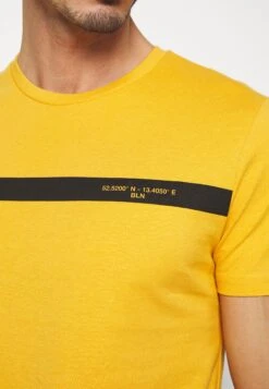 Pier One T-shirt Z Nadrukiem - Yellow -Sklep Z Odzieżą Męską 4aac2dc3bd03432db0ea6129b6ffb261