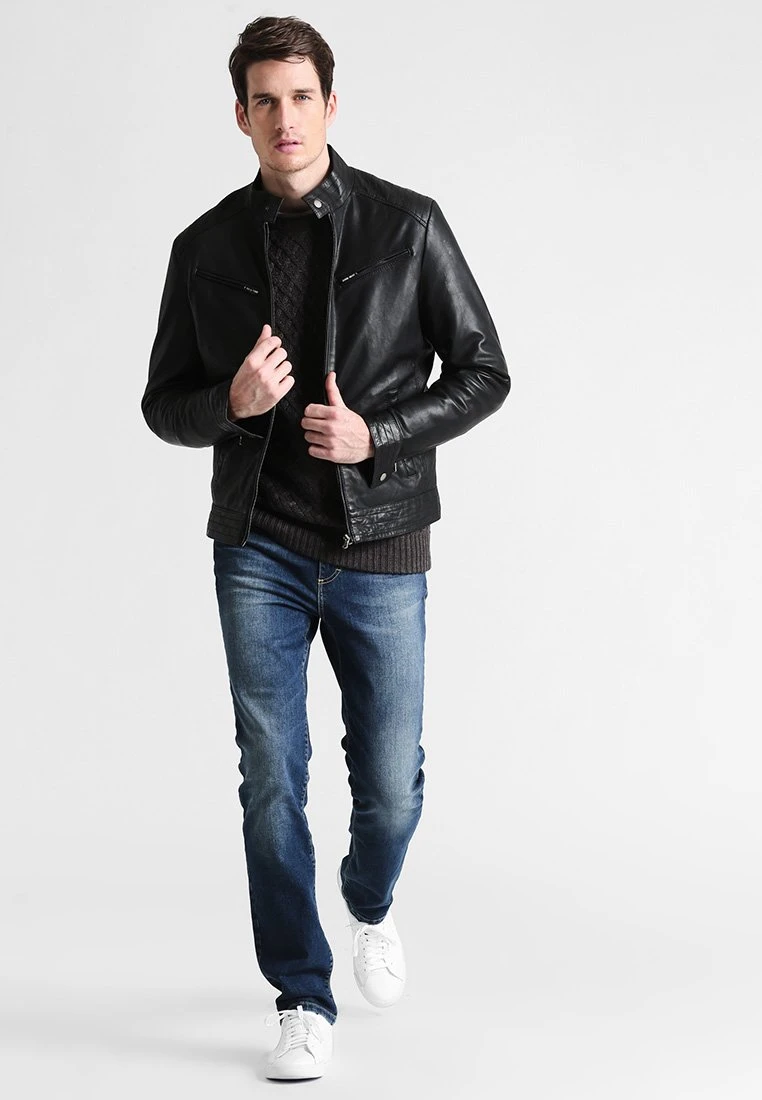 Pier One Jeansy Straight Leg - Washed Dark Blue 4 Pier One Jeansy Straight Leg - Washed Dark Blue - obrazek 2