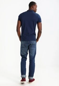 Pier One Koszulka Polo - Dark Blue/mottled Grey -Sklep Z Odzieżą Męską 4e2467fc43394fd4a9cd73613d1b3647