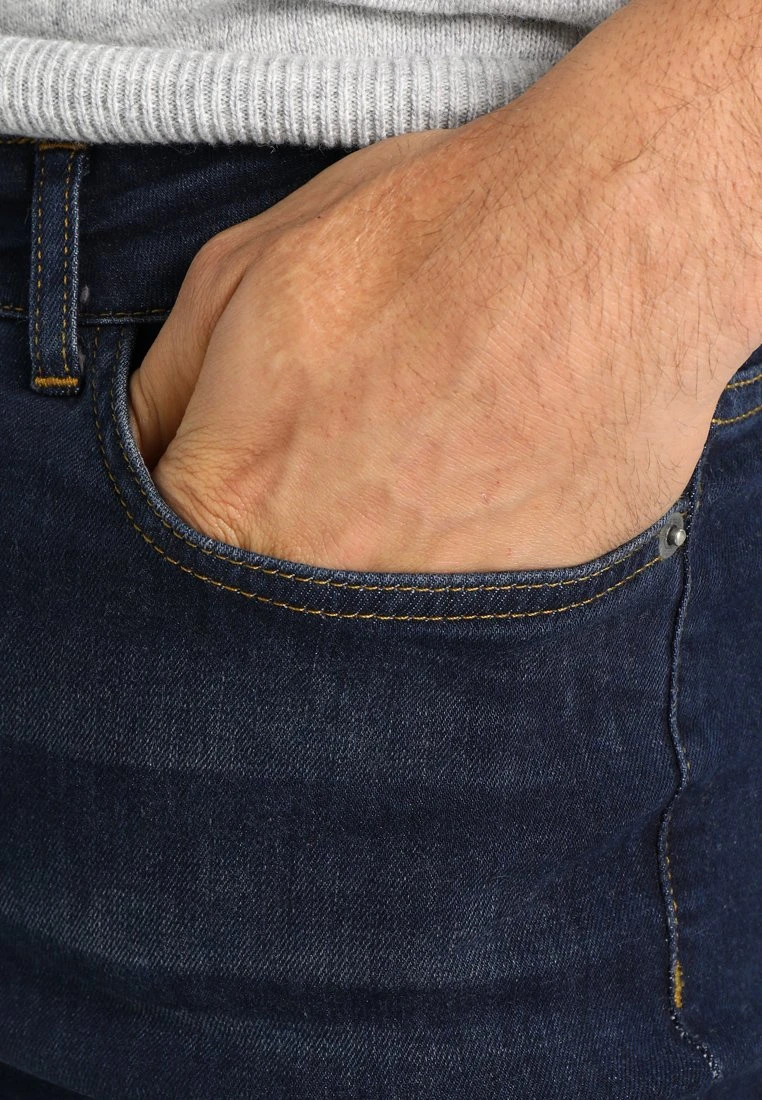 Pier One Jeansy Skinny Fit - Dark Blue Denim 6 Pier One Jeansy Skinny Fit - Dark Blue Denim - obrazek 4