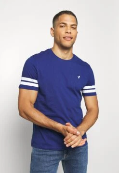 Pier One T-shirt Z Nadrukiem - Blue