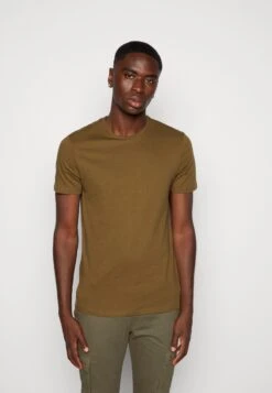 Pier One UNISEX 5 Pack - T-shirt Basic - Black /dark Blue/dark Green -Sklep Z Odzieżą Męską 524e4dd9ec2a47b3a1357fba6cff553f