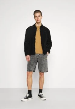 Pier One 5 PACK - T-shirt Basic - Brown/white/black